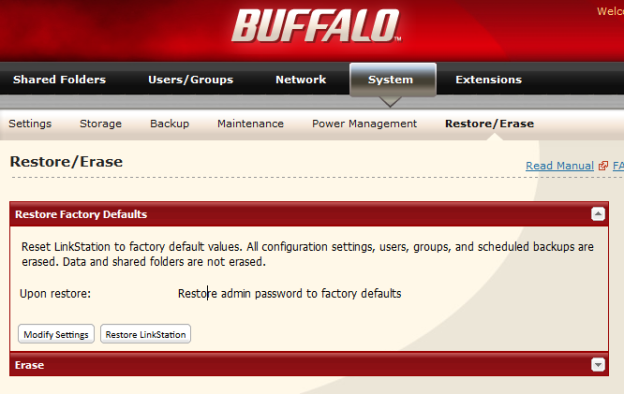 Setting up Buffalo Linkstation proper way V-P:s blog